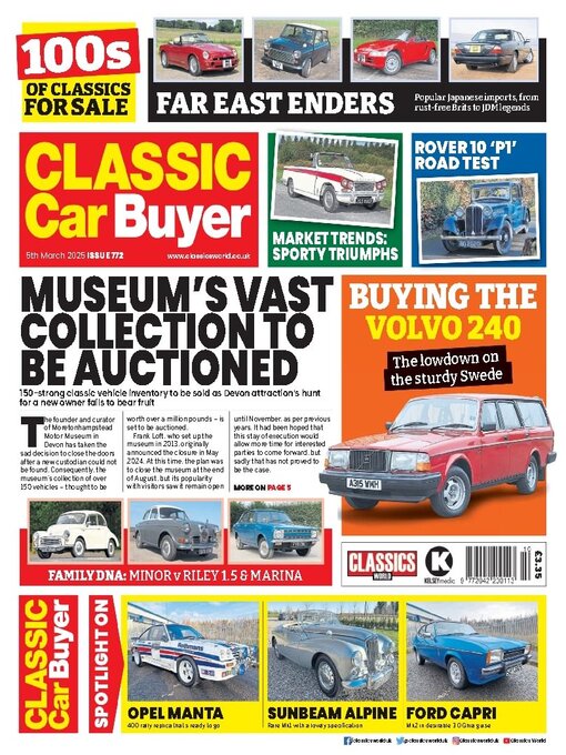 Kelsey Publishing Ltd作のClassic Car Buyerの作品詳細 - 貸出可能